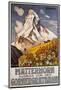 Matterhorn Travel Poster by Francois Gos-swim ink 2 llc-Mounted Photographic Print