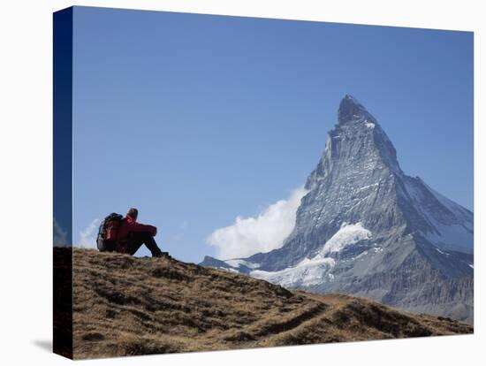 Matterhorn, Zermatt, Canton Valais, Swiss Alps, Switzerland, Europe-Angelo Cavalli-Stretched Canvas