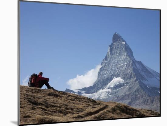 Matterhorn, Zermatt, Canton Valais, Swiss Alps, Switzerland, Europe-Angelo Cavalli-Mounted Photographic Print