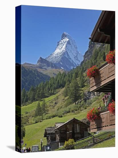 Matterhorn, Zermatt, Canton Valais, Swiss Alps, Switzerland, Europe-Angelo Cavalli-Stretched Canvas