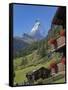 Matterhorn, Zermatt, Canton Valais, Swiss Alps, Switzerland, Europe-Angelo Cavalli-Framed Stretched Canvas