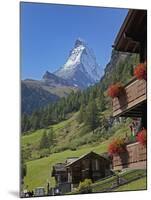 Matterhorn, Zermatt, Canton Valais, Swiss Alps, Switzerland, Europe-Angelo Cavalli-Mounted Photographic Print