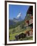 Matterhorn, Zermatt, Canton Valais, Swiss Alps, Switzerland, Europe-Angelo Cavalli-Framed Photographic Print