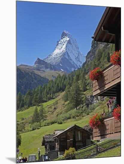 Matterhorn, Zermatt, Canton Valais, Swiss Alps, Switzerland, Europe-Angelo Cavalli-Mounted Photographic Print