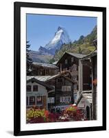 Matterhorn, Zermatt, Canton Valais, Swiss Alps, Switzerland, Europe-Angelo Cavalli-Framed Premium Photographic Print