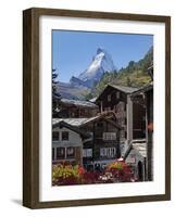 Matterhorn, Zermatt, Canton Valais, Swiss Alps, Switzerland, Europe-Angelo Cavalli-Framed Photographic Print