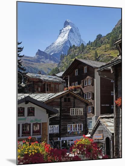 Matterhorn, Zermatt, Canton Valais, Swiss Alps, Switzerland, Europe-Angelo Cavalli-Mounted Photographic Print