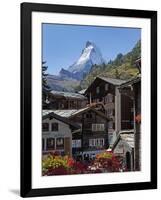 Matterhorn, Zermatt, Canton Valais, Swiss Alps, Switzerland, Europe-Angelo Cavalli-Framed Photographic Print