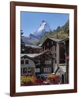 Matterhorn, Zermatt, Canton Valais, Swiss Alps, Switzerland, Europe-Angelo Cavalli-Framed Photographic Print