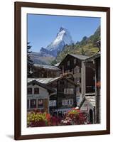 Matterhorn, Zermatt, Canton Valais, Swiss Alps, Switzerland, Europe-Angelo Cavalli-Framed Photographic Print