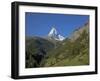 Matterhorn, Zermatt, Canton Valais, Swiss Alps, Switzerland, Europe-Angelo Cavalli-Framed Photographic Print