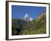 Matterhorn, Zermatt, Canton Valais, Swiss Alps, Switzerland, Europe-Angelo Cavalli-Framed Photographic Print