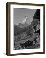 Matterhorn, Zermatt, Canton Valais, Swiss Alps, Switzerland, Europe-Angelo Cavalli-Framed Photographic Print