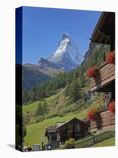 Matterhorn, Zermatt, Canton Valais, Swiss Alps, Switzerland, Europe-Angelo Cavalli-Stretched Canvas