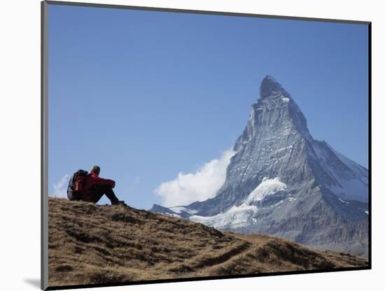 Matterhorn, Zermatt, Canton Valais, Swiss Alps, Switzerland, Europe-Angelo Cavalli-Mounted Photographic Print