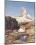 Matterhorn-Eugen Bracht-Mounted Art Print