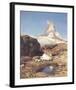 Matterhorn-Eugen Bracht-Framed Art Print