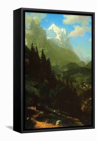 Matterhorn-Albert Bierstadt-Framed Stretched Canvas