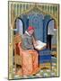 Matthaeus Platearius Writing "The Book of Simple Medicines", circa 1470-Robinet Testard-Mounted Giclee Print