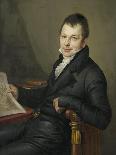 Self-Portrait, Mattheus Ignatius Van Bree-Mattheus Ignatius van Bree-Mounted Art Print