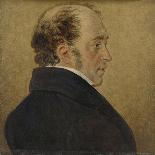 Self-Portrait, Mattheus Ignatius Van Bree-Mattheus Ignatius van Bree-Framed Stretched Canvas
