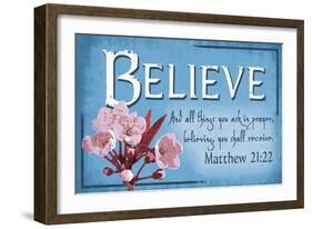 Matthew 21:22 - Inspirational-Lantern Press-Framed Art Print