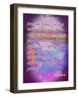 Matthew 22:37?39-Cathy Cute-Framed Giclee Print