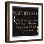 Matthew 22-37-Taylor Greene-Framed Art Print