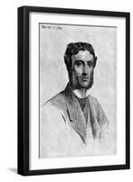 Matthew Arnold (1822-188), British Poet, Critic and Educationalist, 1881-Frederick Augustus Sandys-Framed Giclee Print