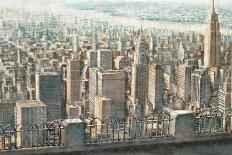 City View of Manhattan-Matthew Daniels-Art Print