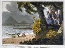 'Egyptians, Crocodile Catching', 1813-Matthew Dubourg-Giclee Print