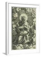 Matthew, from the Four Evangelists, 1539-Heinrich Aldegrever-Framed Giclee Print