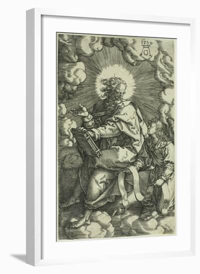 Matthew, from the Four Evangelists, 1539-Heinrich Aldegrever-Framed Giclee Print