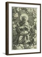 Matthew, from the Four Evangelists, 1539-Heinrich Aldegrever-Framed Giclee Print