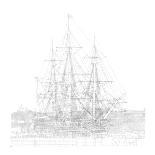 Study of Hms Victory in Number Two Dry Dock, Portsmouth, 2012-Matthew Grayson-Giclee Print