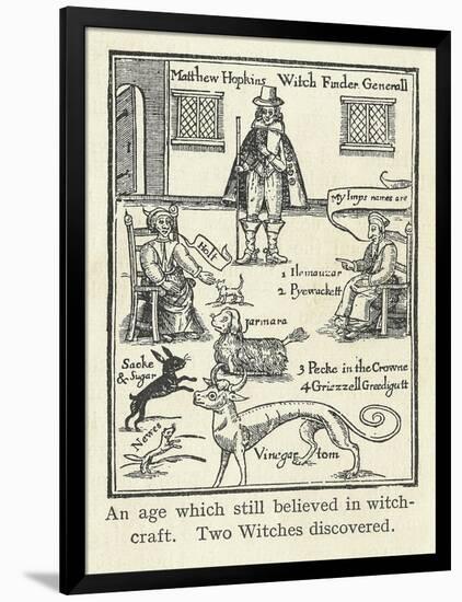 Matthew Hopkins, English Witch Hunter-Science, Industry and Business Library-Framed Photographic Print