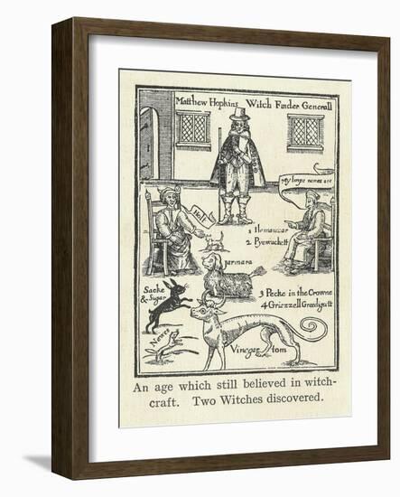 Matthew Hopkins, English Witch Hunter-Science, Industry and Business Library-Framed Photographic Print