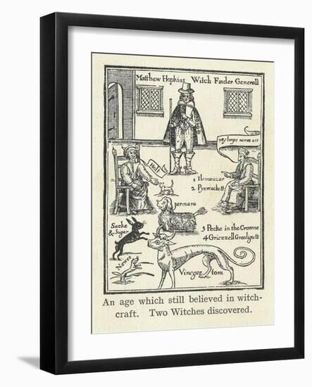 Matthew Hopkins, English Witch Hunter-Science, Industry and Business Library-Framed Photographic Print