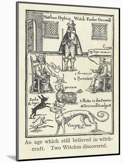 Matthew Hopkins, English Witch Hunter-Science, Industry and Business Library-Mounted Photographic Print