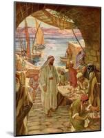 Matthew (Levi) is called upon to become a disciple - Bible-William Brassey Hole-Mounted Giclee Print