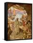 Matthew (Levi) is called upon to become a disciple - Bible-William Brassey Hole-Framed Stretched Canvas