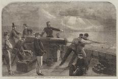The Volunteer Artillery Corps Learning Gun Practice at Hythe-Matthew "matt" Somerville Morgan-Giclee Print