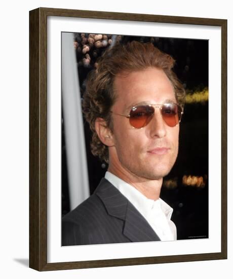 Matthew Mcconaughey-null-Framed Photo