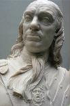 Bust of Lord Protector Oliver Cromwell, 1860-Matthew Noble-Stretched Canvas