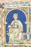 Henry II of England (From the Historia Anglorum, Chronica Major)-Matthew Paris-Mounted Giclee Print