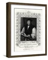 Matthew Parker, Archbishop of Canterbury, 19th Century-William Holl II-Framed Giclee Print