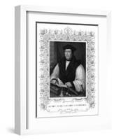 Matthew Parker, English Prelate, 19th Century-William Holl II-Framed Giclee Print