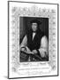Matthew Parker, English Prelate, 19th Century-William Holl II-Mounted Giclee Print