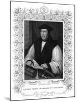 Matthew Parker, English Prelate, 19th Century-William Holl II-Mounted Giclee Print