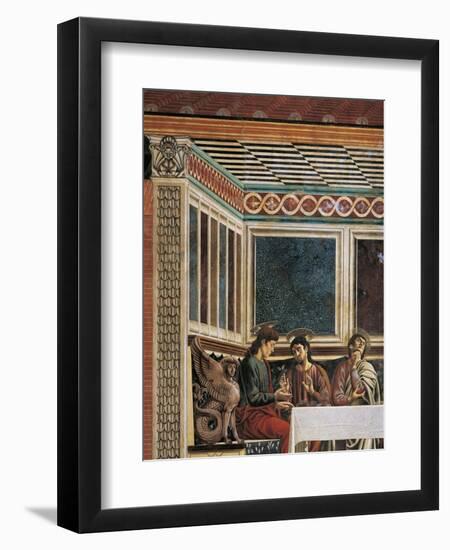 Matthew, Philip, Thomas and Sphinx, Detail from the Last Supper, 1450-Andrea Del Castagno-Framed Giclee Print